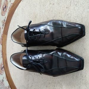 Men John Fluvog Pointed Squared Men's Lace up Shoes.    Size 9US/42EU